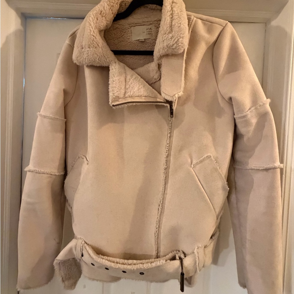 J.O.A. Cream Teddy Jacket